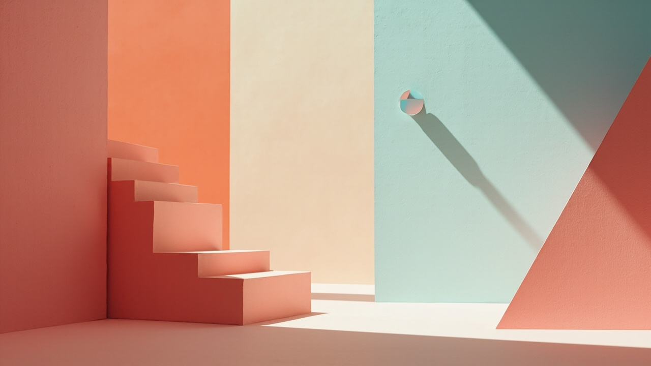 Abstract editorial illustration accompanying “Stepping In With Confidence: How a Domme Owns the First Session”.
