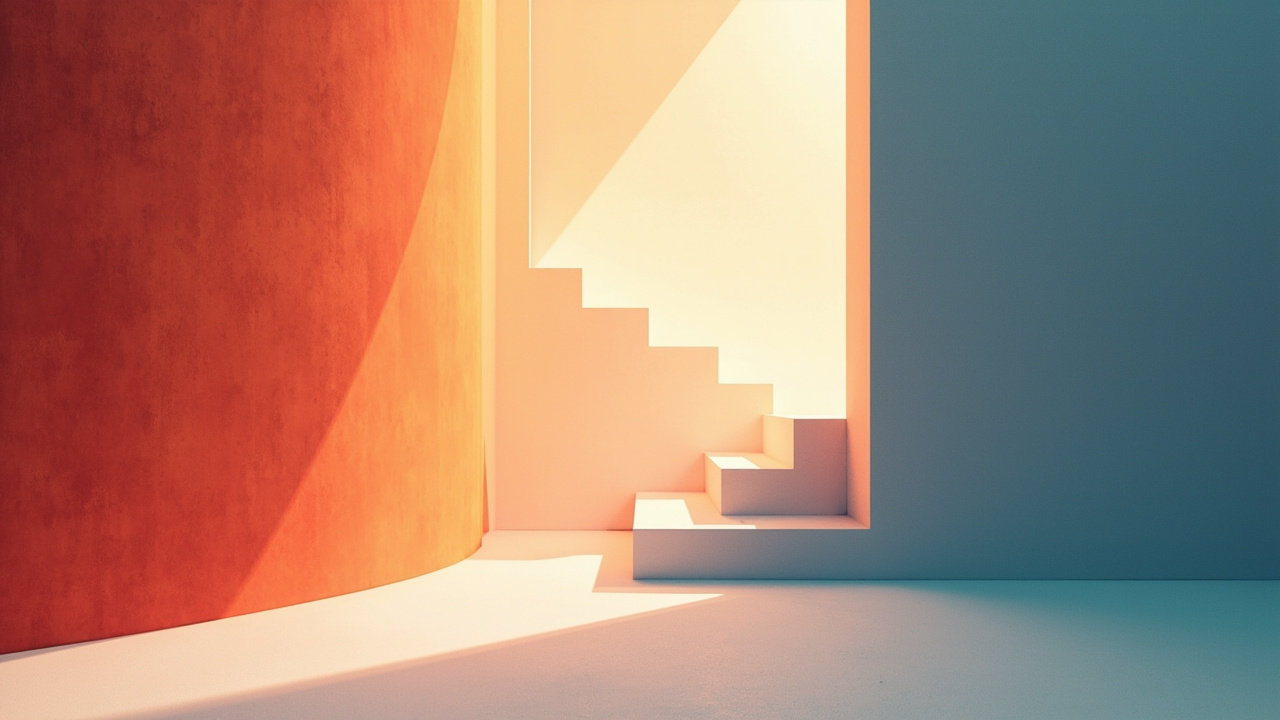 Abstract editorial illustration accompanying “Stepping Into the Room: How Professional Dommes Build Confidence for a First Session”.